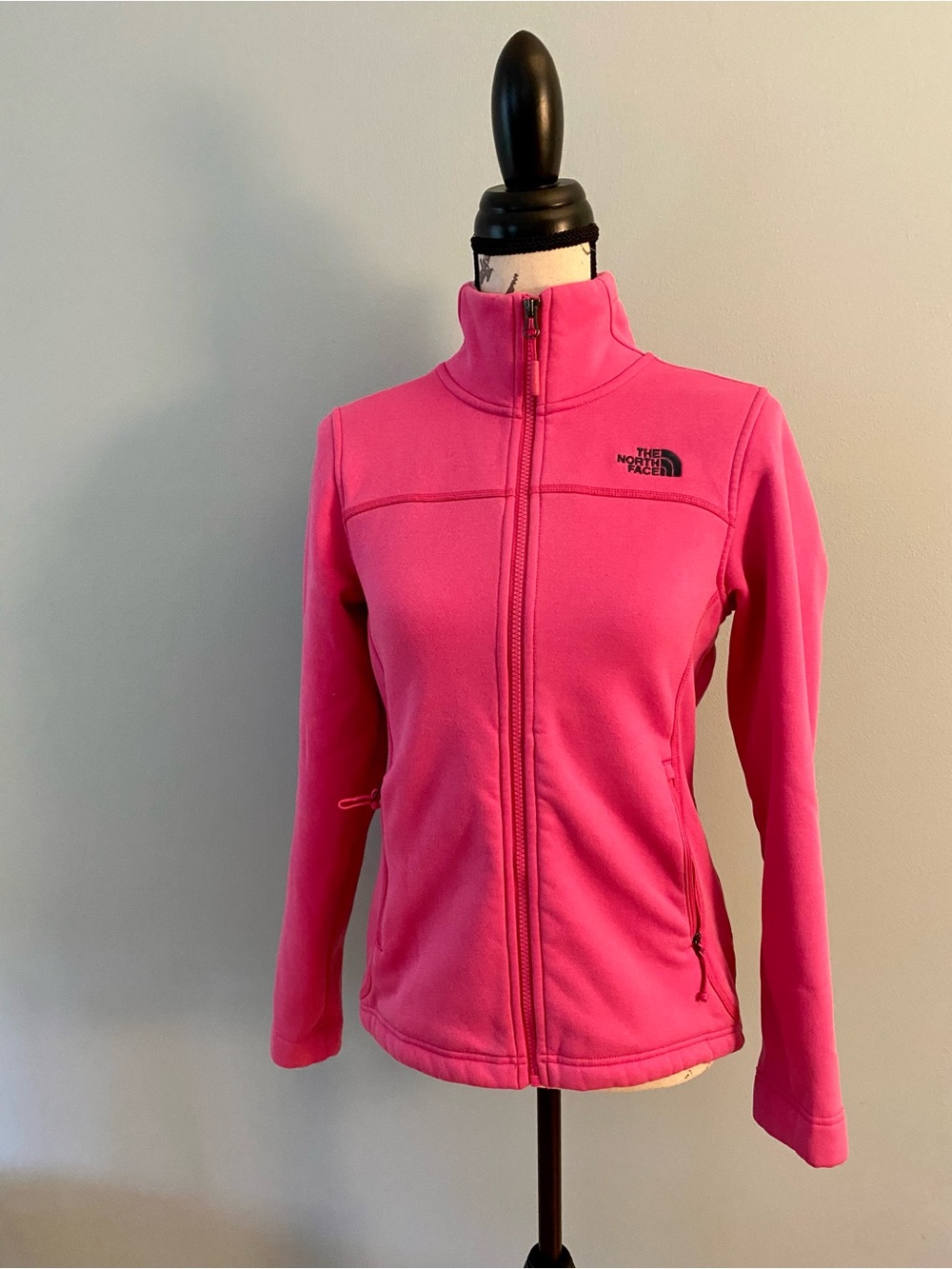 Women’s The North Face Women's Pink Full-Zip Fleece Jacket Size Small